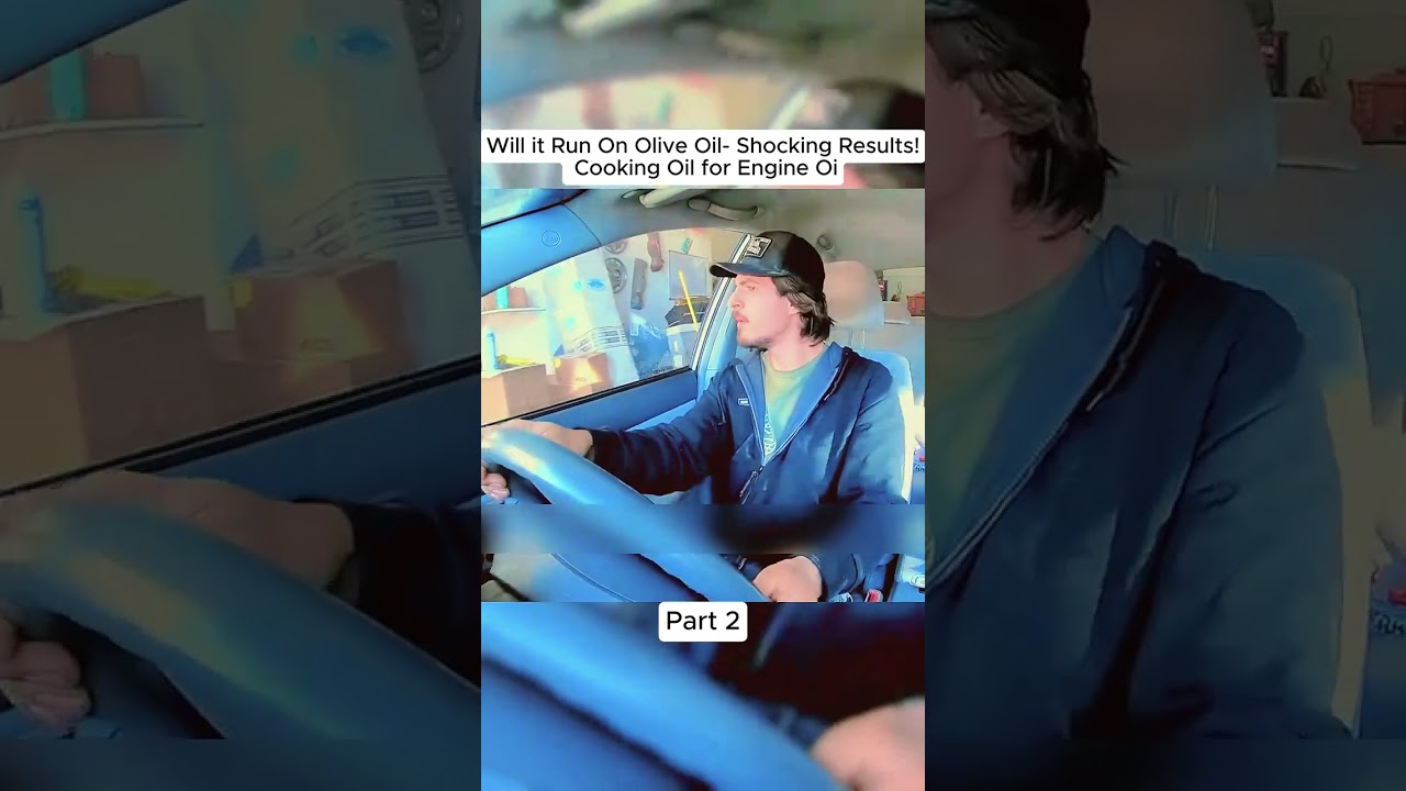 Will it RUN On OLIVE OIL - Shocking Results! -Cooking Oil for Engine Oil #engine #car #test #autom