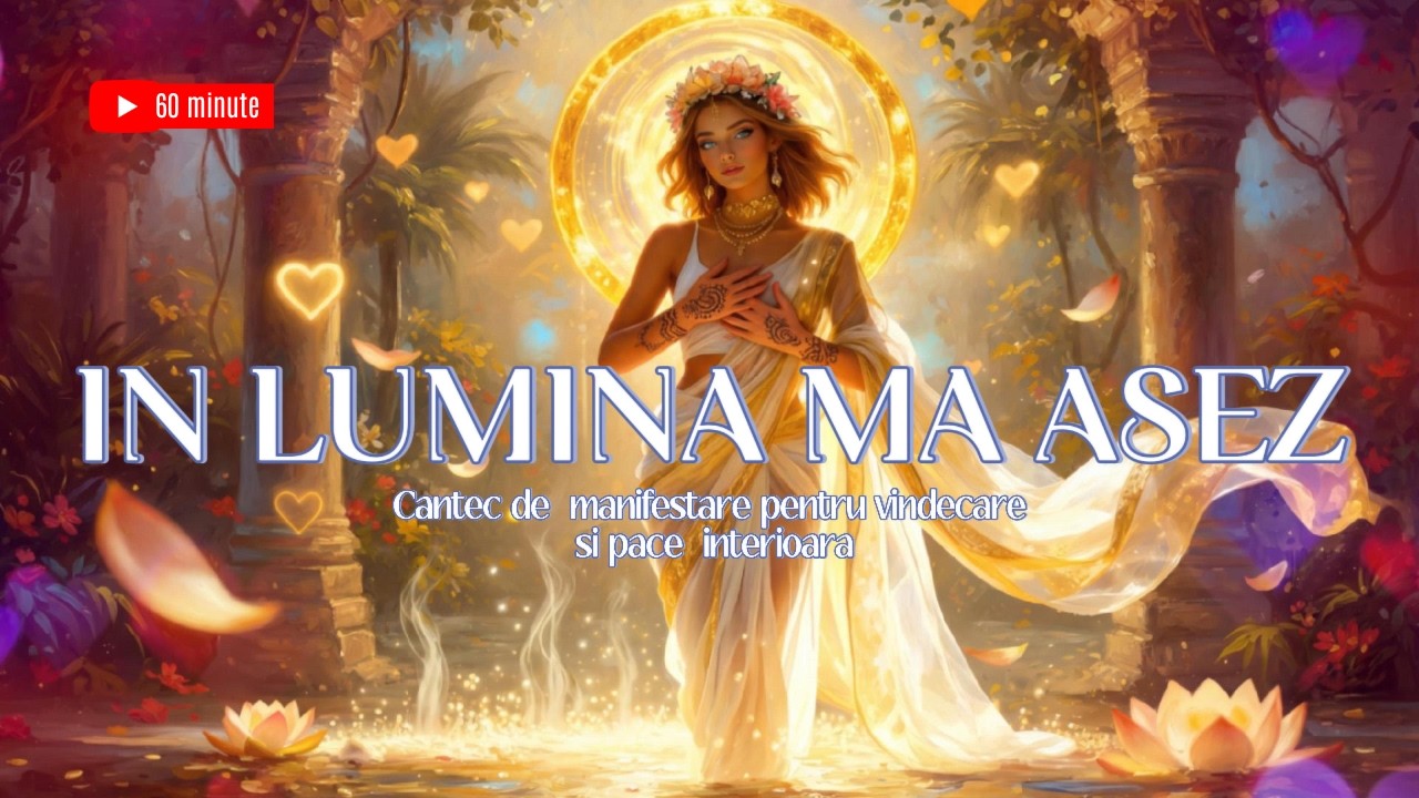 În Lumină Mă Așez✨Cântec de Manifestare pentru Vindecare, Eliberare și Reglare Emoțională 60 minute