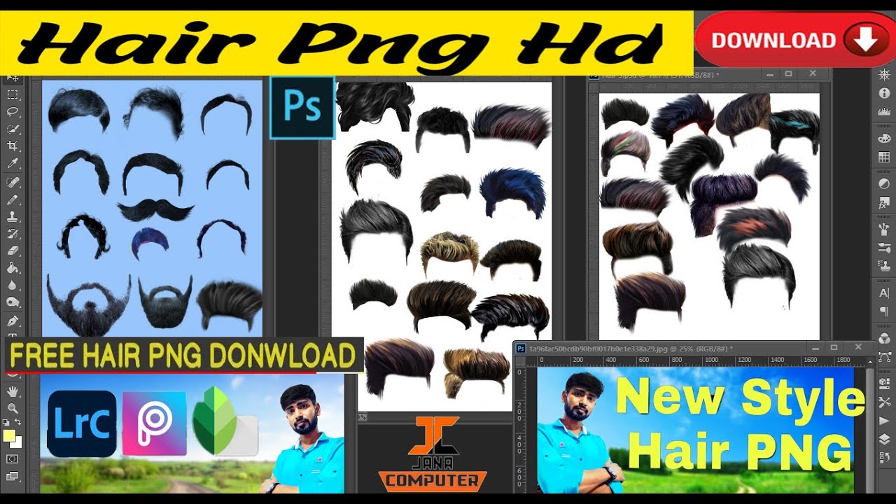 Hair PNG Download |How to Download CB Editz Hair Png |Free Hair Cut Files for Photoshop |Hair pngBOY