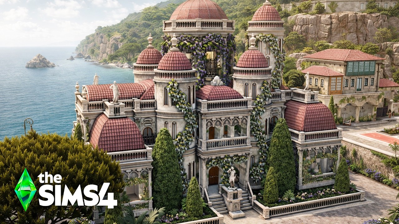 THE BEST CASTLE OF THE SEA - Royalty & Legacy - ASMR | The Sims 4 - no cc.