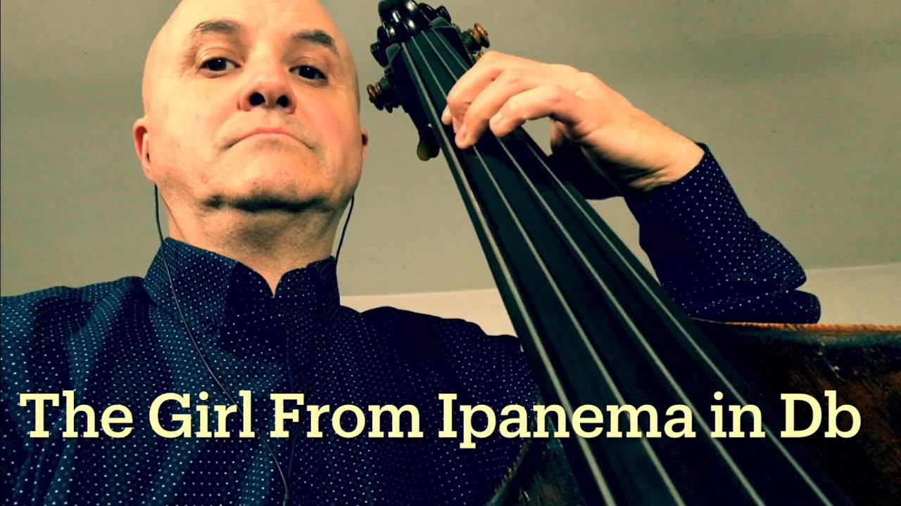 The Girl From Ipanema in Db Bass Line Play Along Backing Track