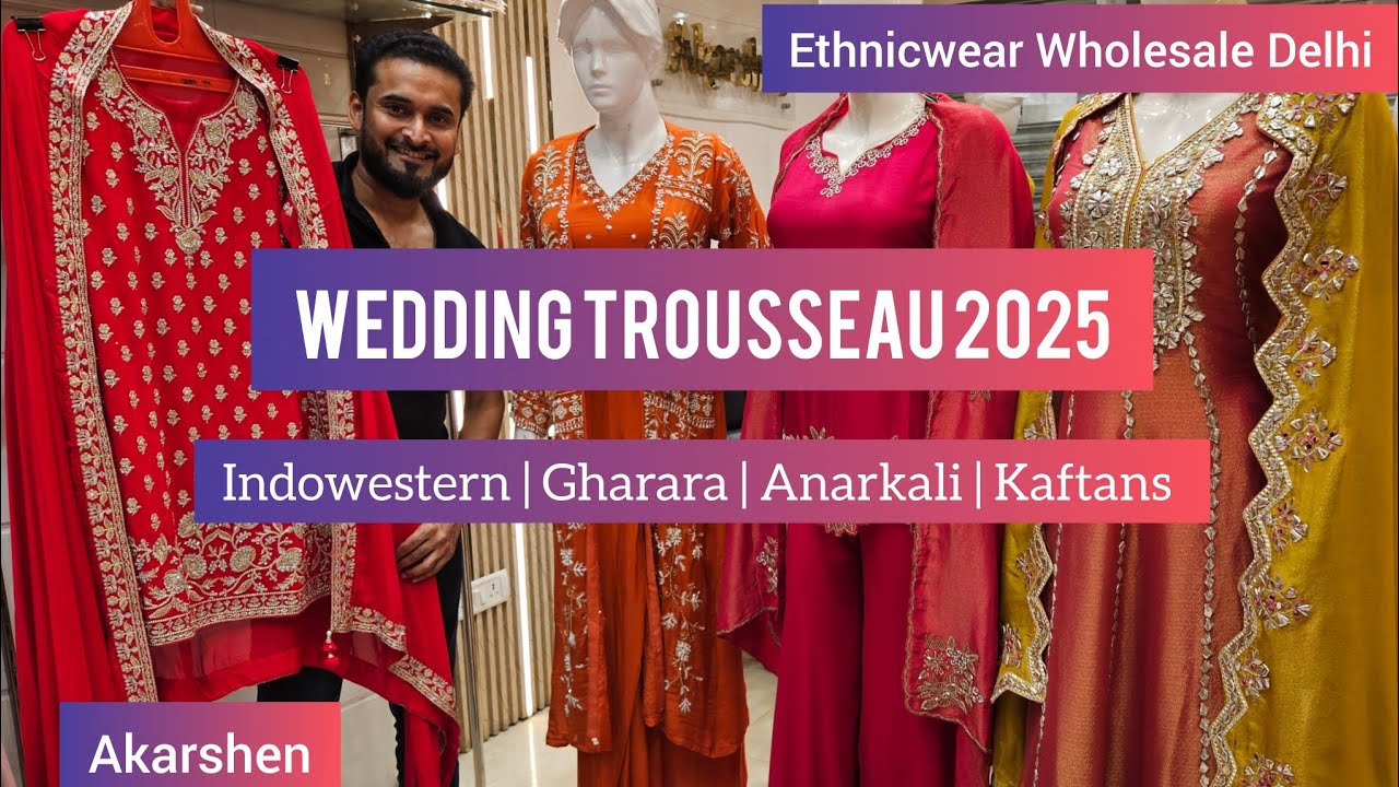 Wedding Trousseau Dresses | Indian Ethnic Wear | Indo western, Anarkali & Kaftan | Women Fashion #yt