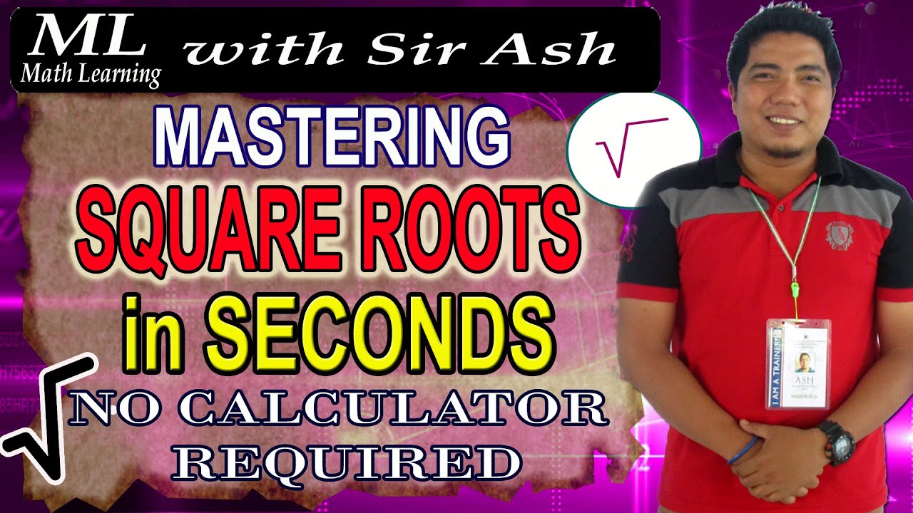 Square Root of a Number without Calculator (Math Trick)