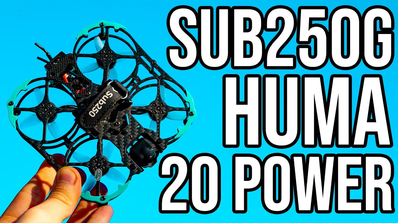 The Advantages of a Carbon Fiber Cinewhoop! SUB250G Huma20 Review