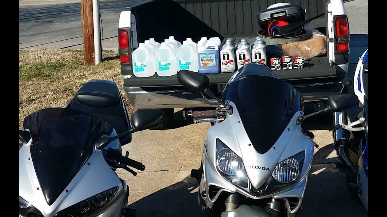 motorcycle oil change