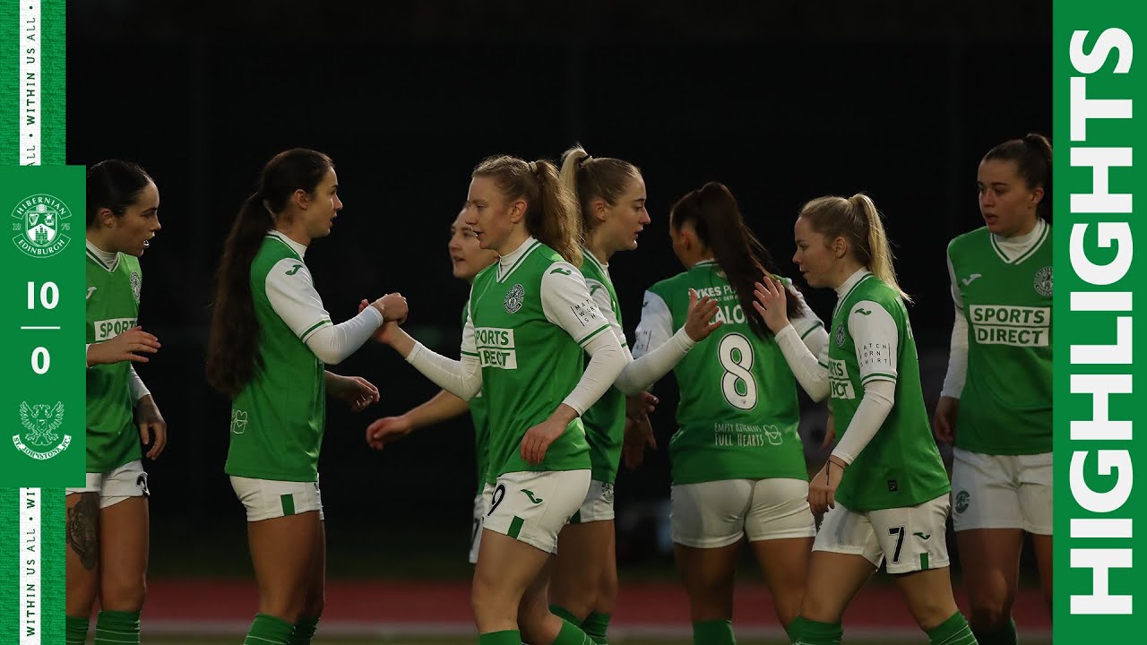 Highlights: Hibernian 10 St Johnstone 0 | Scottish Gas Women's Scottish Cup