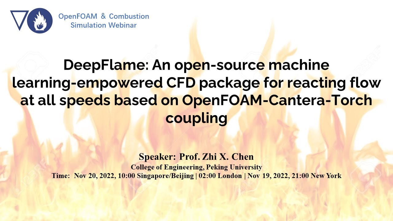 DeepFlame: An open source machine learning empowered CFD package for reacting flow at all speeds