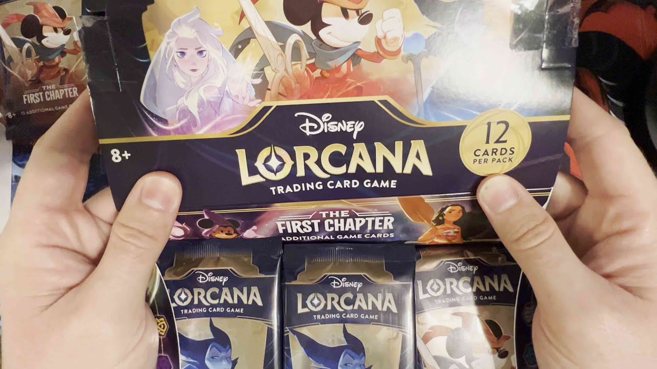 Lorcana The First Chapter Booster Box Opening, Crazy Pulls!