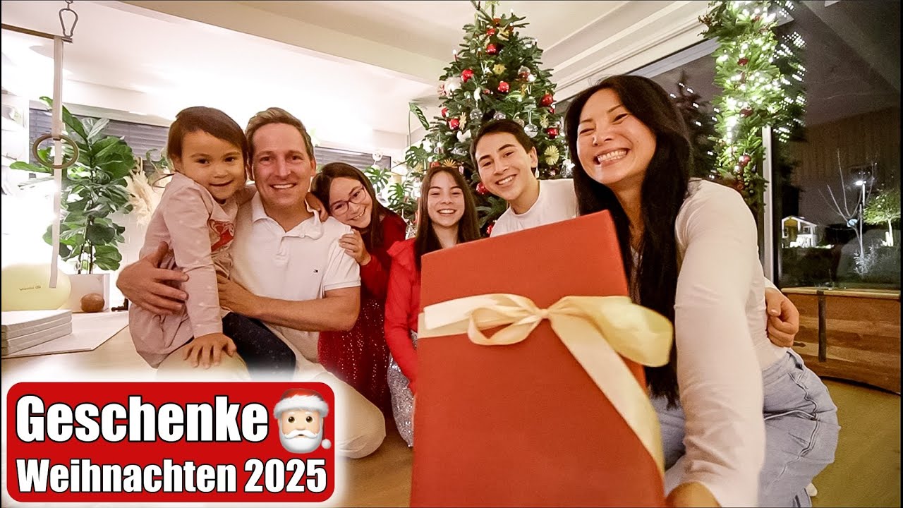 Geschenke auspacken 😍 Reaktion der Kinder | Bescherung Heiligabend 2025 Weihnachten VLOG Mamiseelen