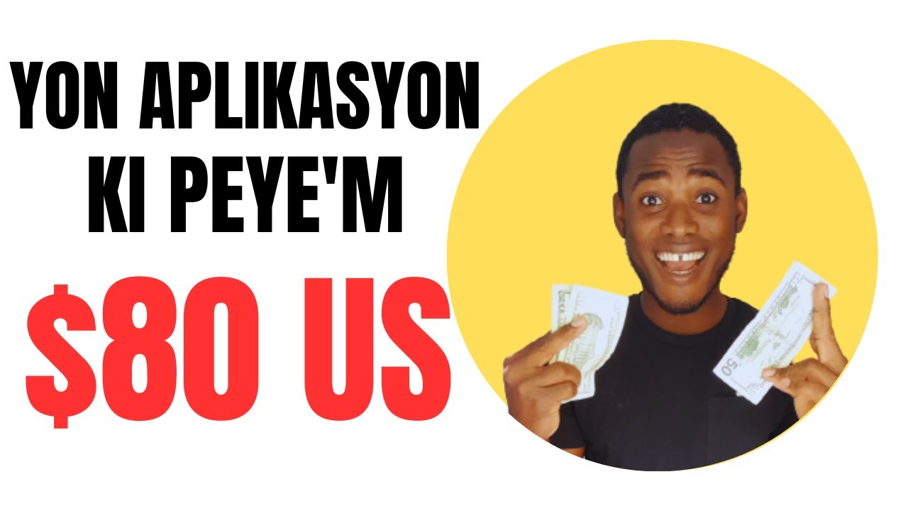 Gade k&ograve;man mw f&egrave; $80 us sou yon aplikasyon