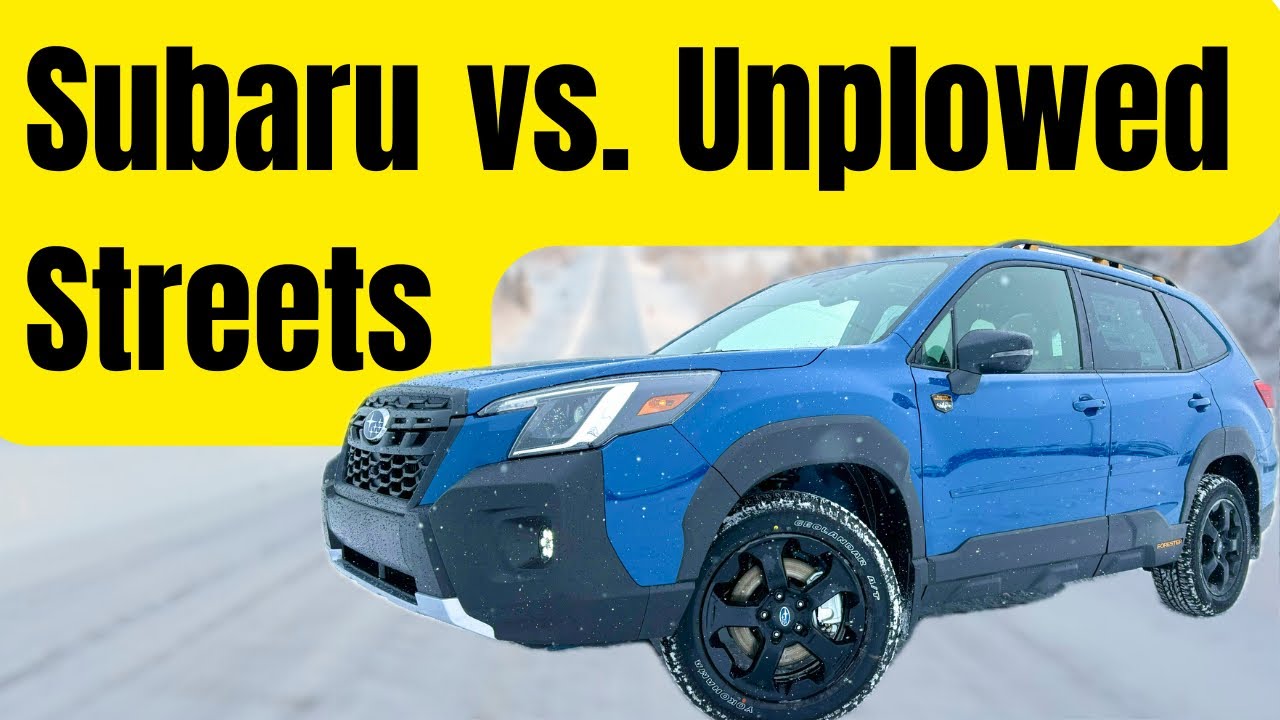 2024 Subaru Forester Wilderness vs. Actual Blizzard