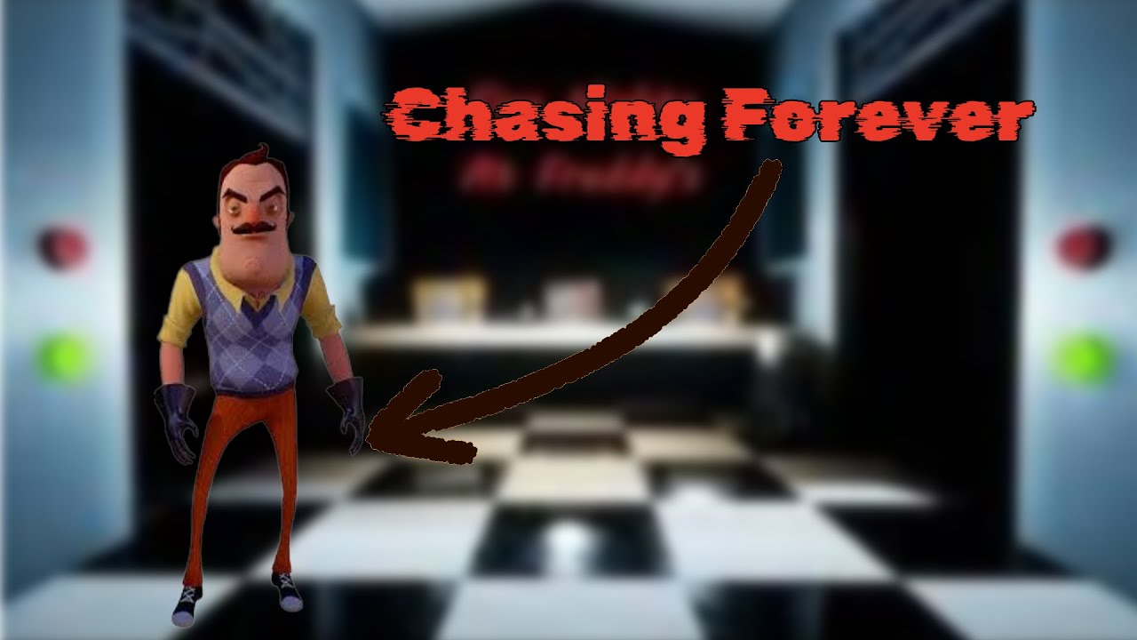 FNAF 1 Pizzeria BUT Mr Peterson Is ALWAYS Chasing | Hello Neighbor