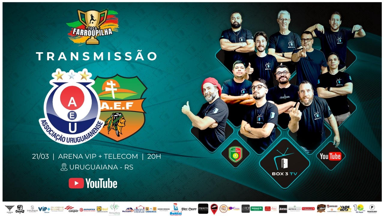 TA&Ccedil;A FARROUPILHA 2026 - AEU X ENTRE-IJUIS / AO VIVO COM IMAGENS - BOX 3 TV URUGUAIANA