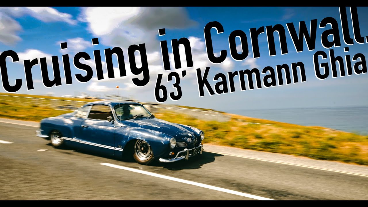 Cruising the Cornish coast in a 1963 Karmann Ghia