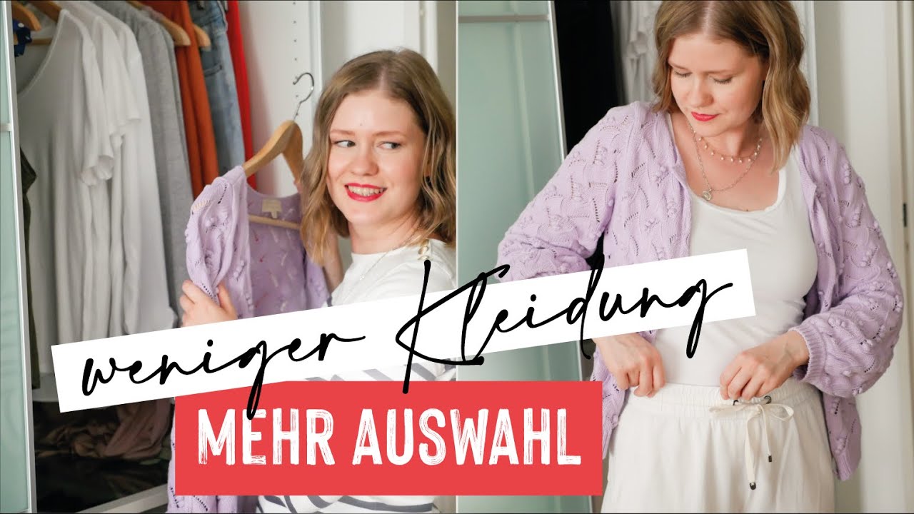 8 Tipps für weniger Kleidung - Größere Auswahl trotz weniger shoppen | Das weiße Reh