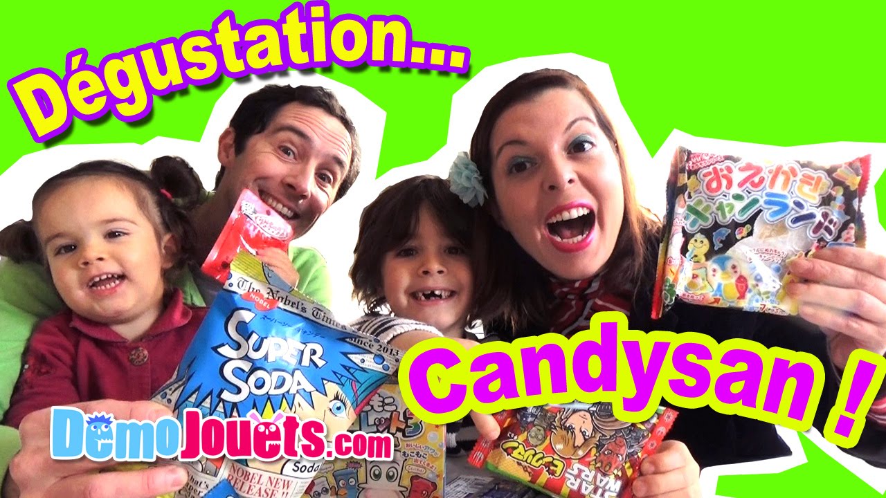 D&eacute;gustation Candysan - Bonbons et Toilettes Moussantes !!! - D&eacute;mo jouets