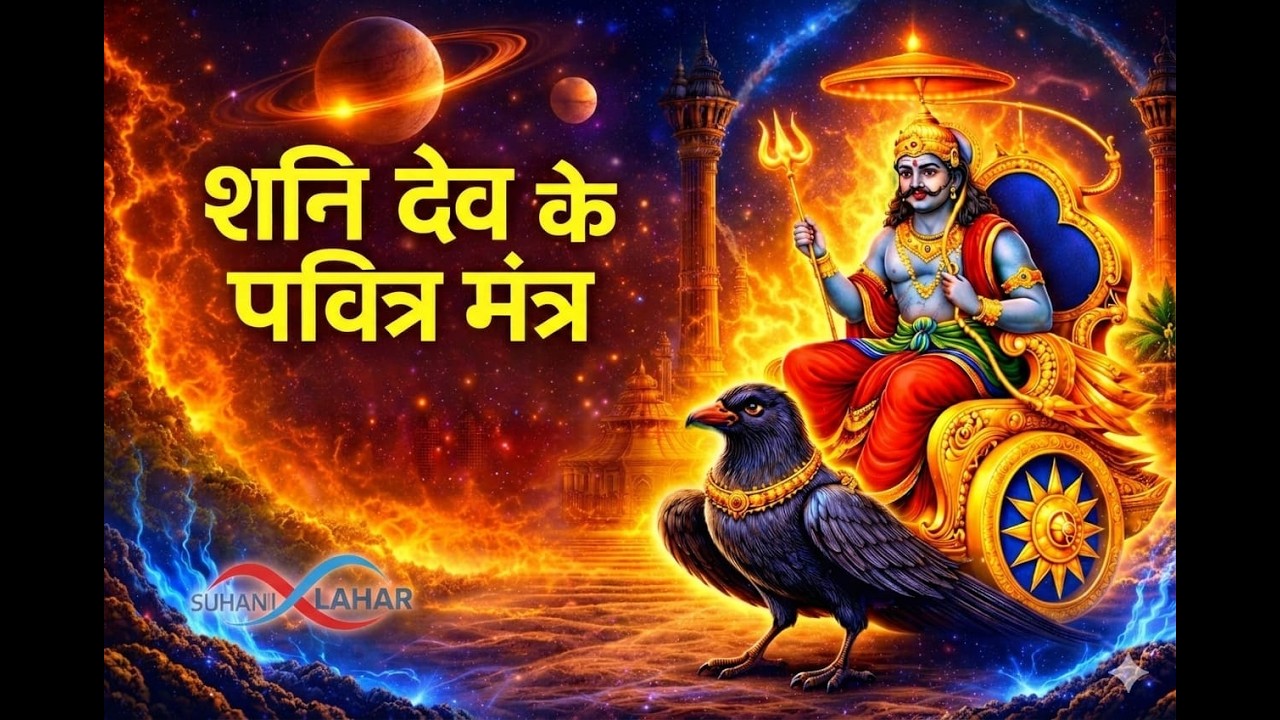 शनि देव के पवित्र मंत्र | शनि कृपा प्राप्ति मंत्र | शनिवार विशेष शनि जाप | SUHANI LAHAR