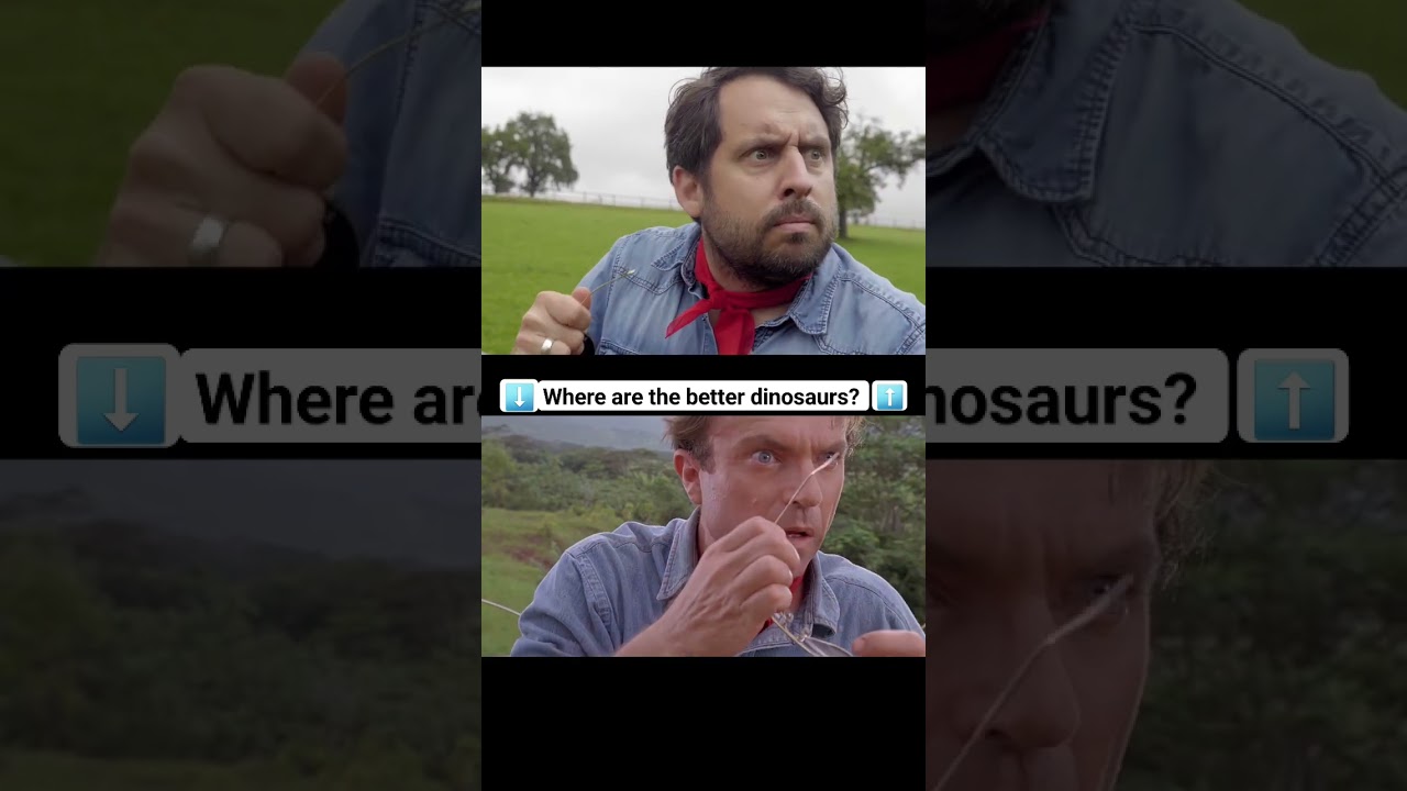Choose which dinosaurs are better! #funny #Jurassicpark #hilarious #dinosaur #parody