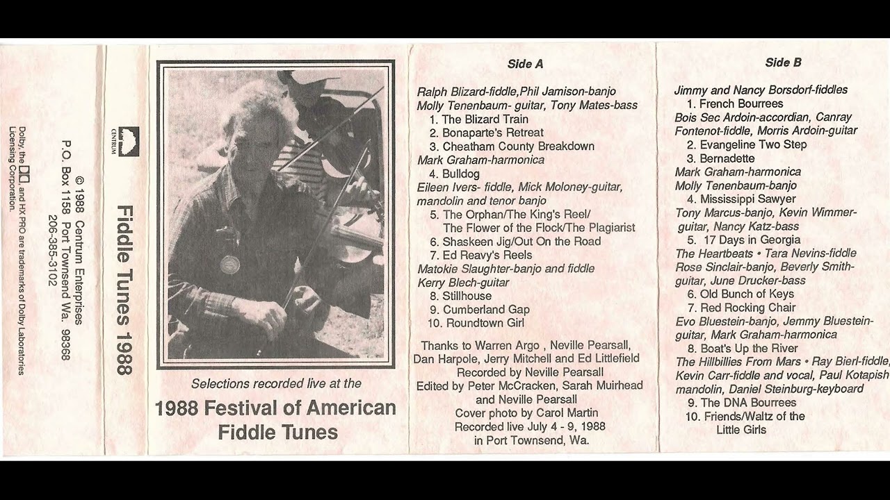 Festival of American Fiddle Tunes 1988 - Selections Recorded Live