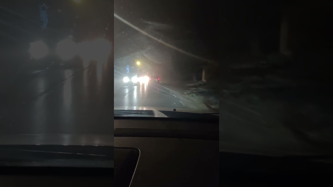 Vlog through fog with an accident (not what you think) part 2 of 5