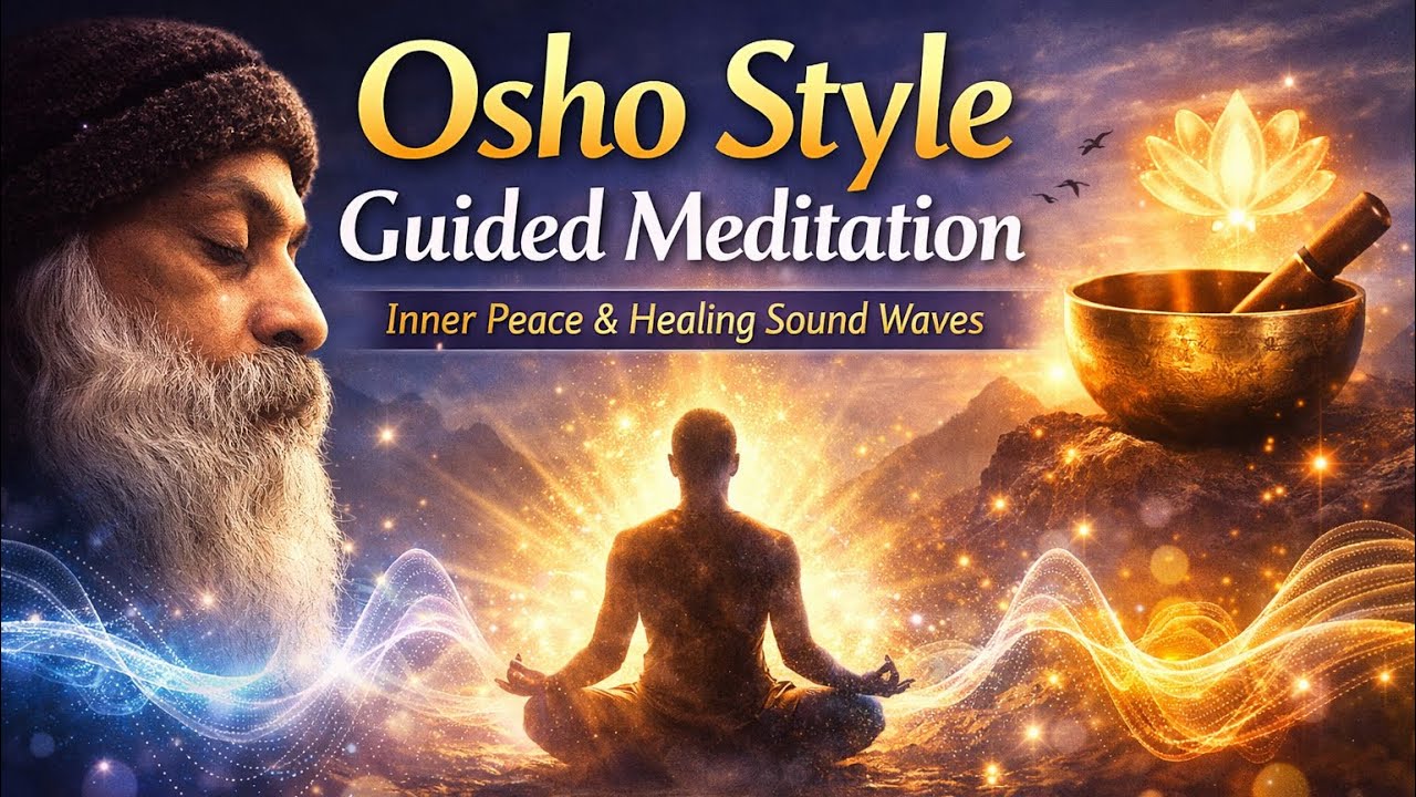 Osho Style Deep Guided Meditation | Powerful Sound Waves for Inner Peace & Healing