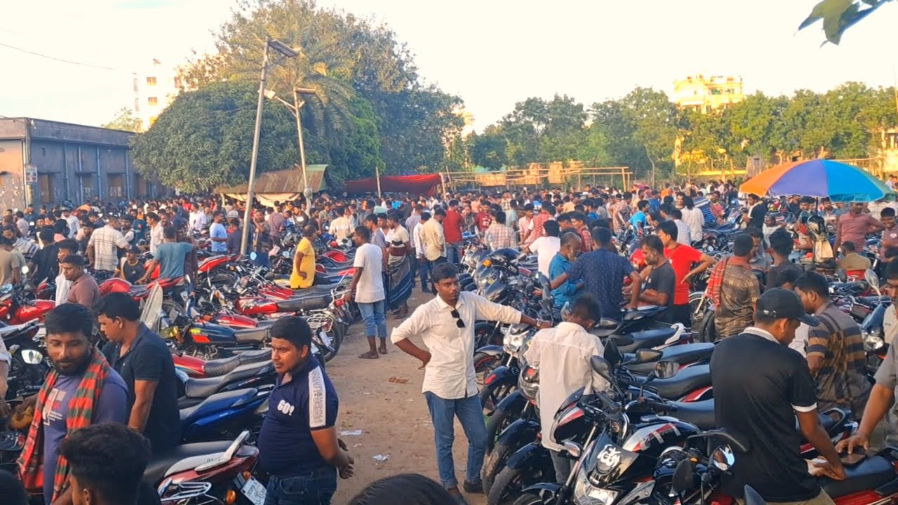 সাপ্তাহিক আলমডাঙ্গা পুরাতন মোটরসাইকেল হাট Weekly Alamdanga motorcycle hat Chuadanga 