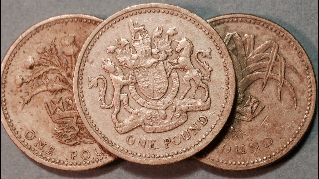1983-1985 United Kingdom (UK) One Pound Coins
