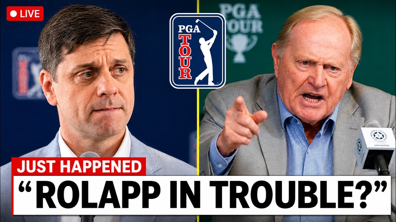 🚨 PGA Tour MELTDOWN! Jack Nicklaus Silences Brian Rolapp in Front of Everyone