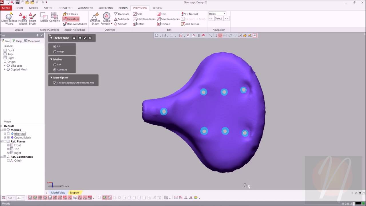 NeoMetrix - Geomagic Design X Tutorial - AutoSurface