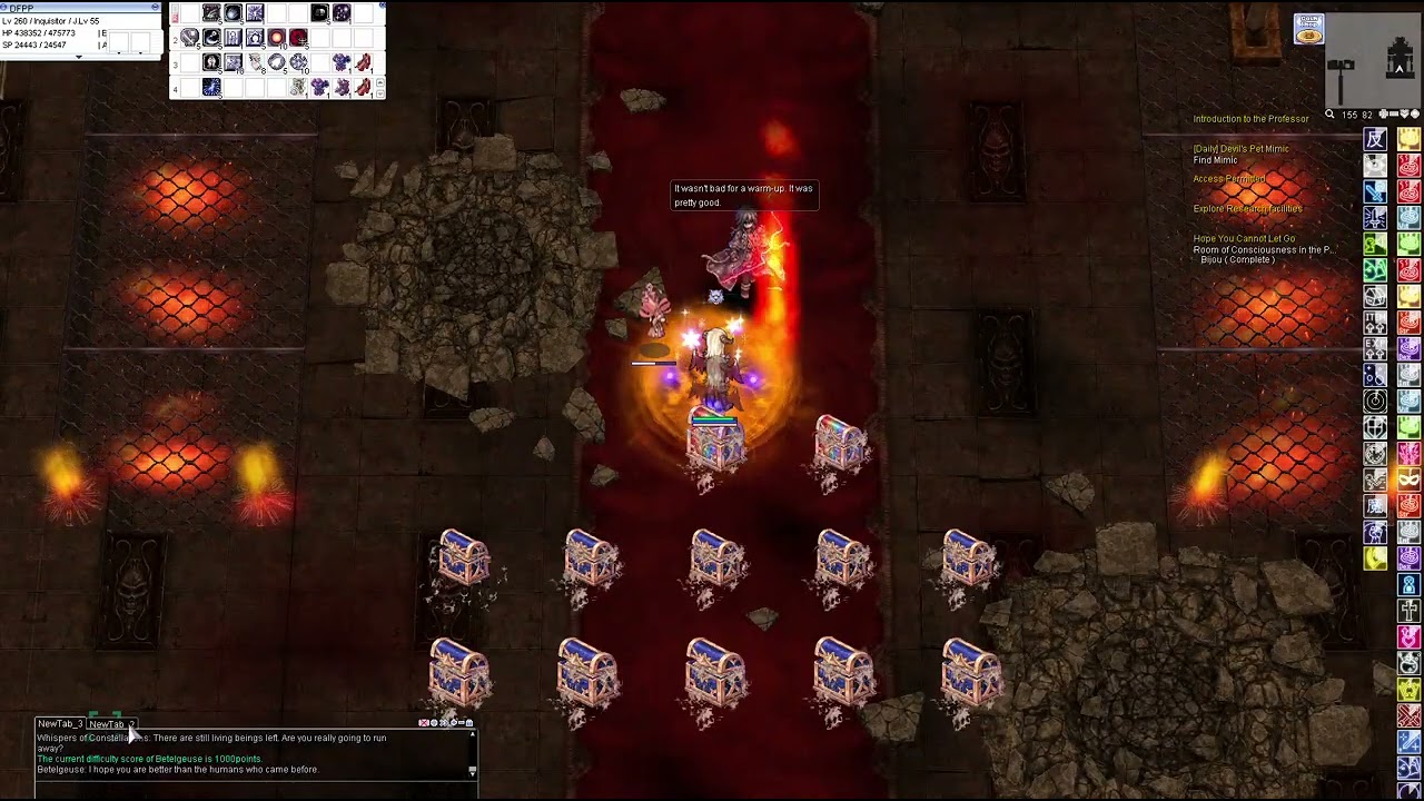 [iRO Chaos] 1b!1028m Inquisitor Explosion Blaster vs Betelguese 1000pt ft. Abyss Lake-LT w/ enchants