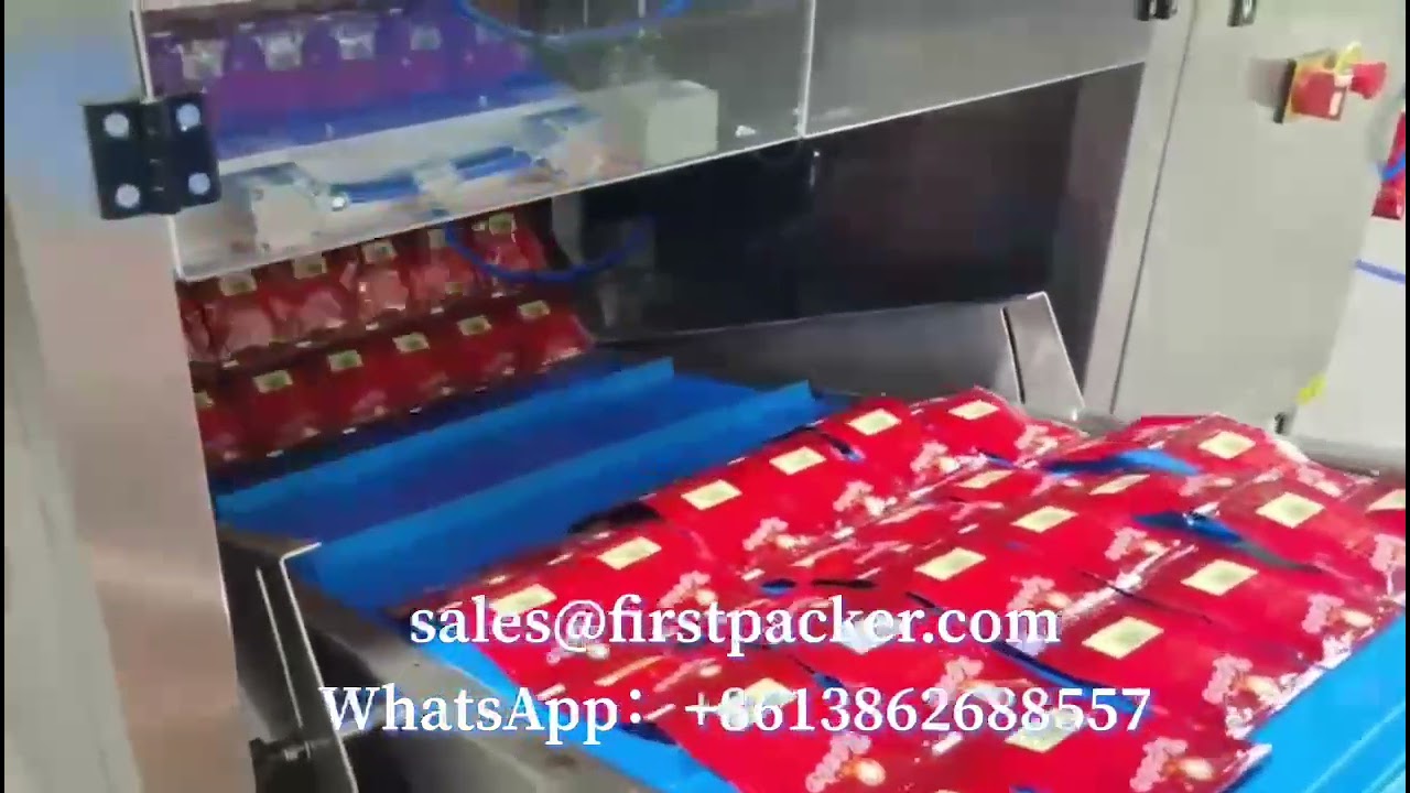 #6LanOysterSauceSatchelPackingMachine#8LaneViscositySaucePouchPacker#6LaneHoneySatchelPacker