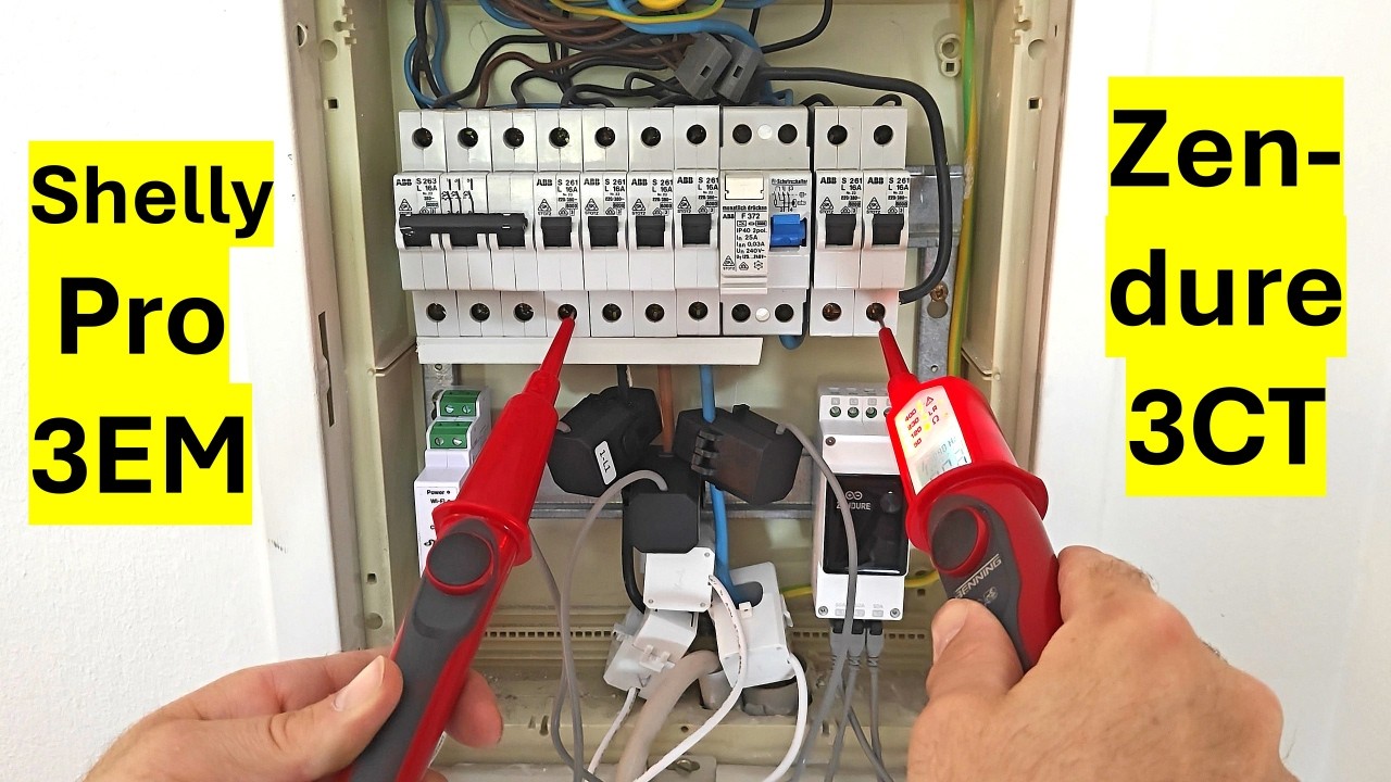 Zendure 3CT & Shelly Pro 3EM: Doppel-Einbau in alten (!) Z&auml;hlerkasten: Doku aller (!) Schritte