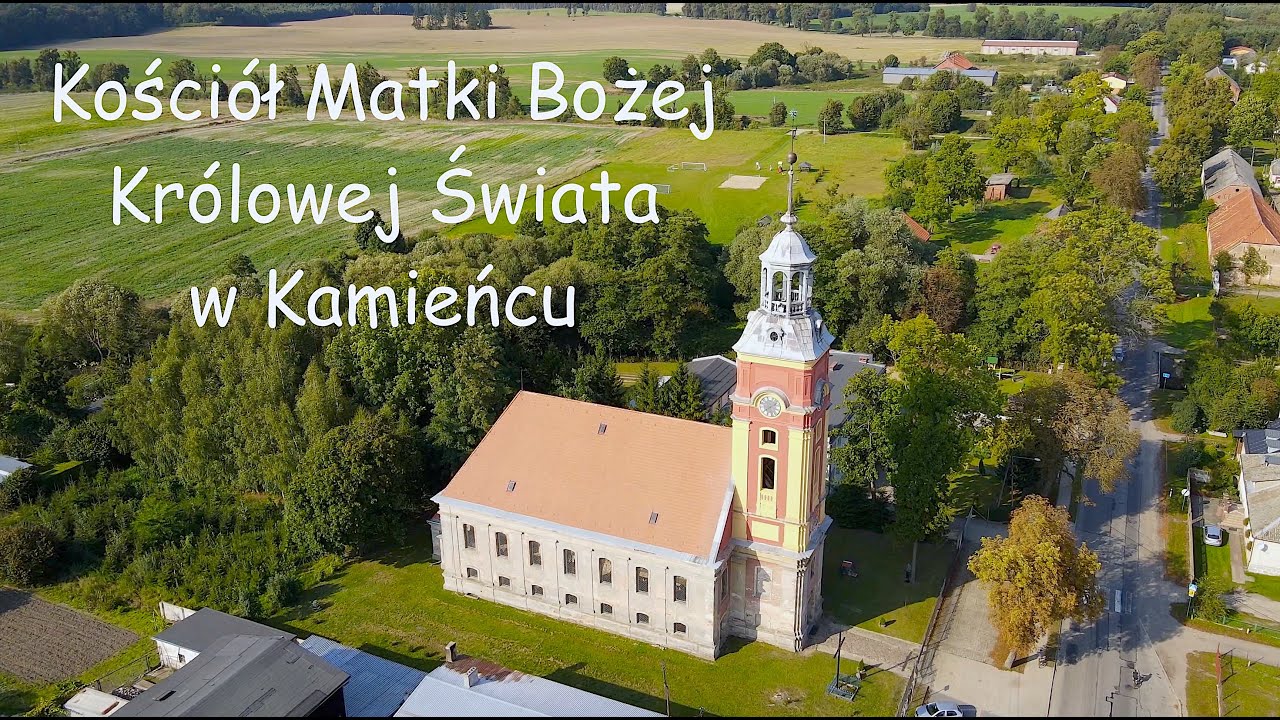 Kościół Matki Bożej Królowej Świata w Kamieńcu #80 - DJI Mavic Air 2 - 4K
