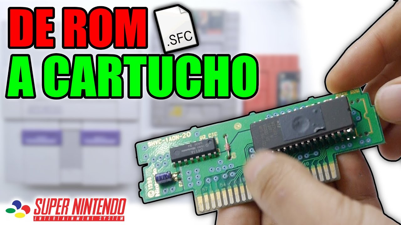 Convierte tus ROMs en CARTUCHOS REALES de SNES! 💾➡️🎮 (Guía Completa)