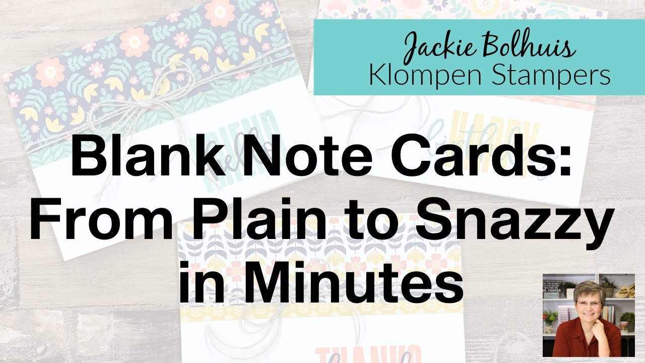 Blank Note Cards: How to Make Them Up Fast for Cute & Simple Cards