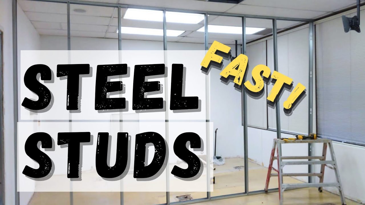 How  TO BUILD Steel STUDS Walls FAST