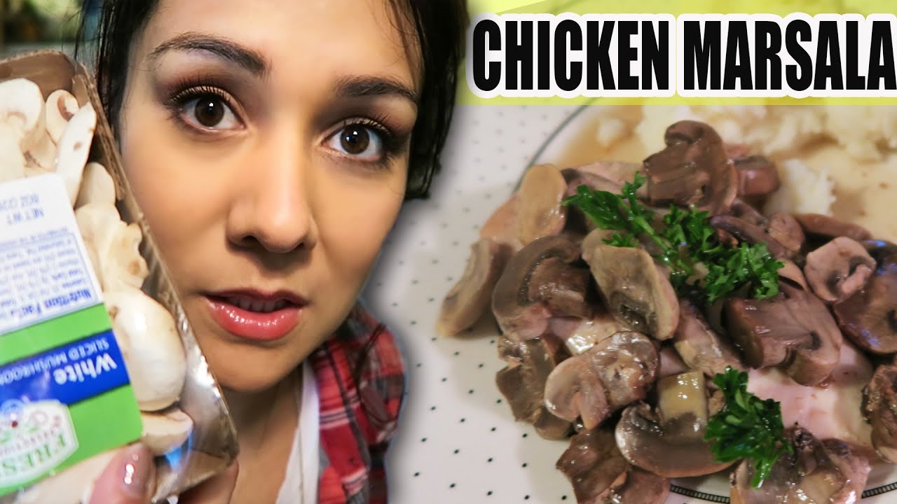 SLOW COOKER CHICKEN MARSALA! - #TastyTuesday