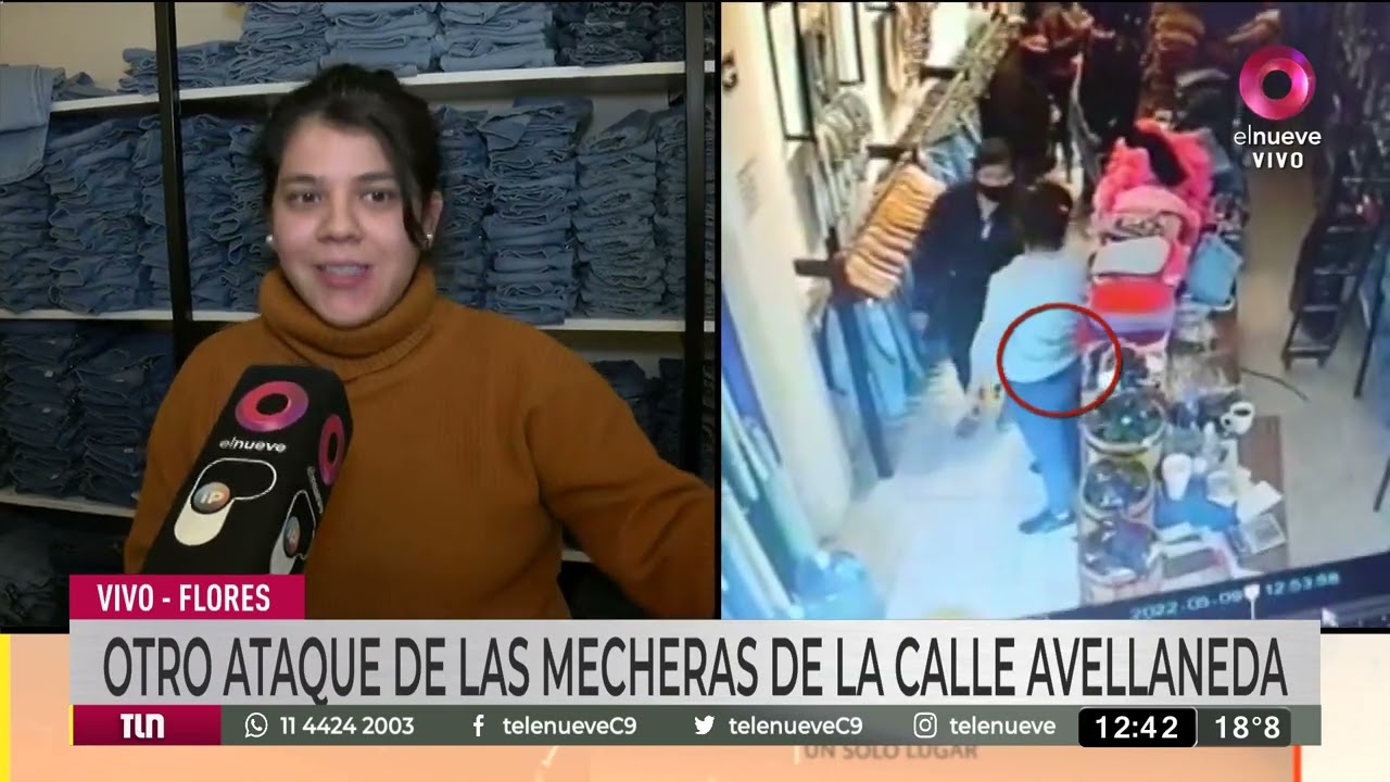 Nuevo ataque de mecheras en Avenida Avellaneda: querían llevarse 120 mil pesos en jeans