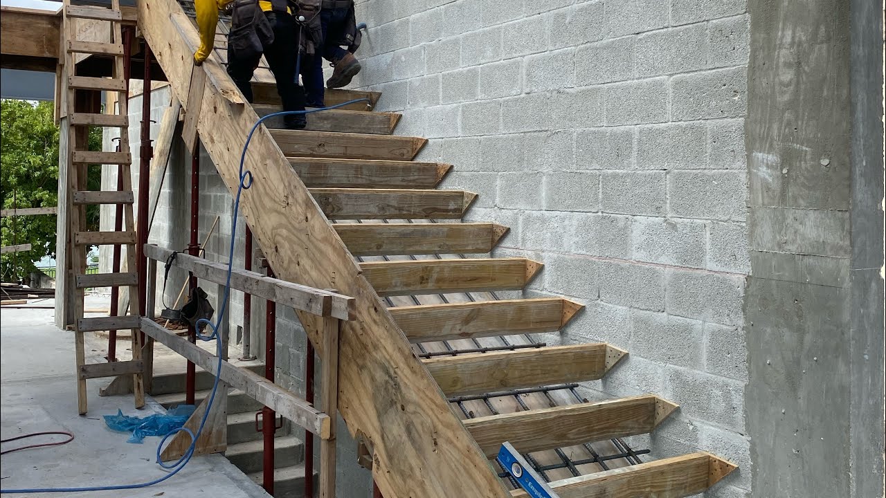 Terminando escalera de concreto💵🙃🇺🇸💵!