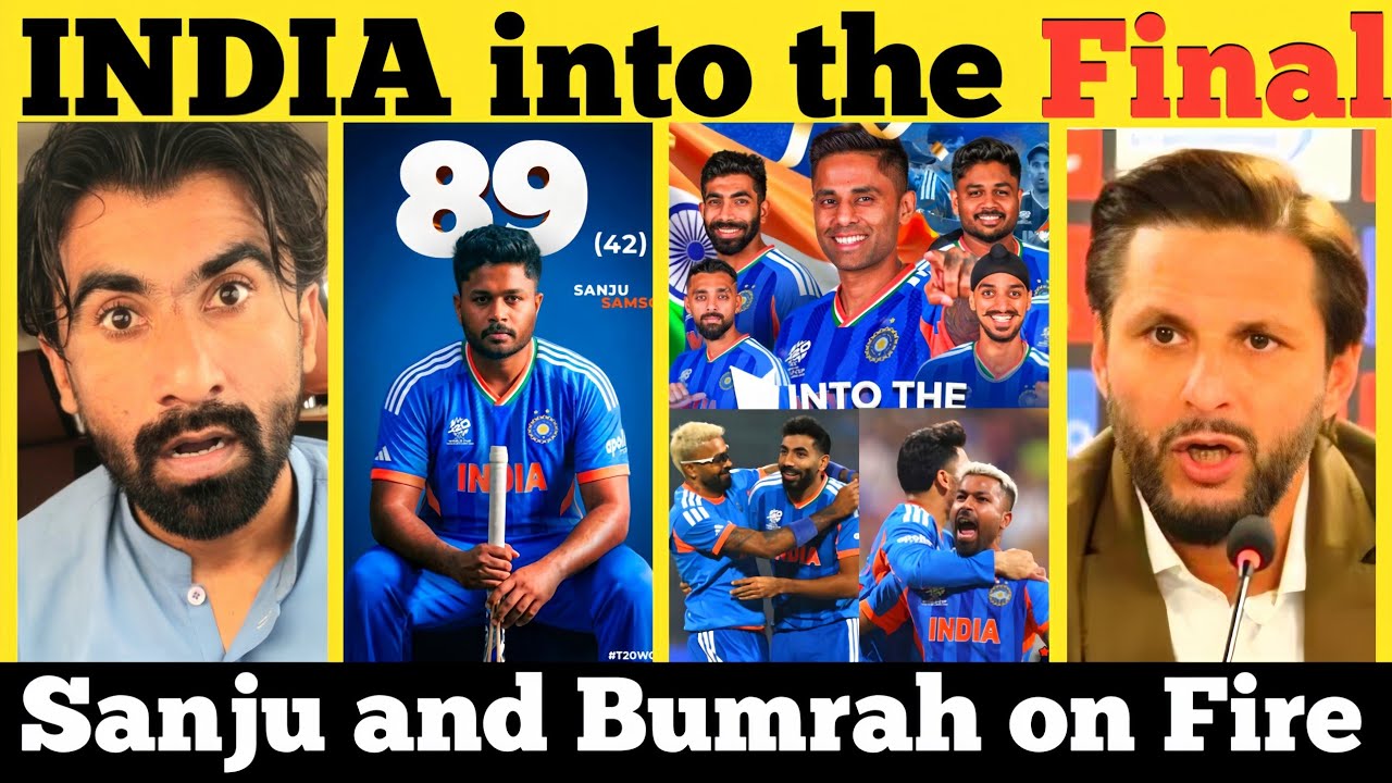 pakistan reaction on india vs england | sanju samson 89 | jasprit bumrah | hardik pandya 