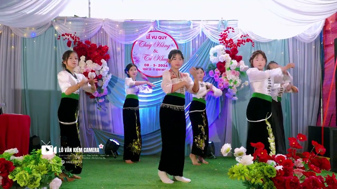 ĐIỆU NHẢY AI I AI CỦA CÁC EM GÁI BẢN LỶ XÃ QUỲNH NHAI NHẢY MỪNG HẠNH PHÚC CÔ DÂU CHÚ RỂ 