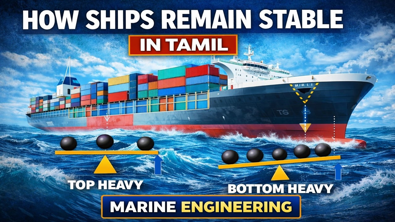 How Ships Remain Stable | IN TAMIL | Marine Engineering