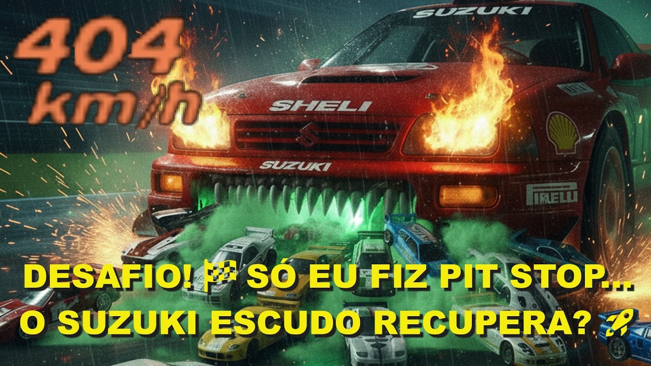 DESAFIO!🏁SÓ EU FIZ PIT STOP, O SUZUKI ESCUDO AINDA VENCE?🚀