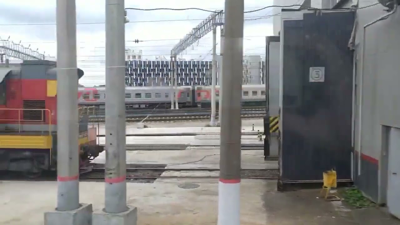 Dear passengers, our electric train is arriving at the final station - Moskovsky railway!