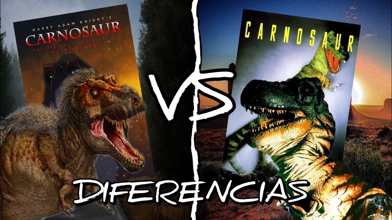 DIFERENCIAS ENTRE LA NOVELA Y LA PELÍCULA DE CARNOSAUR | ¿CUAL ES MEJOR? 🦖