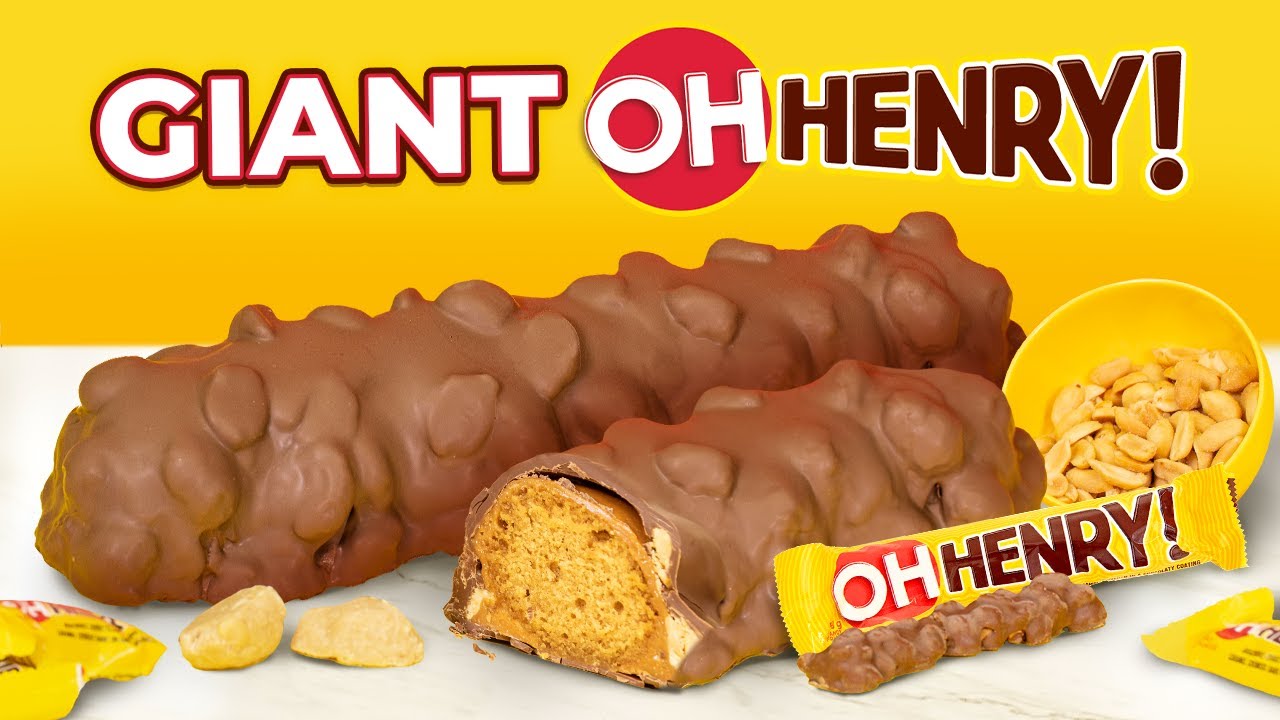 GIANT OH HENRY CHOCOLATE BAR CAKE! | How to Cake It