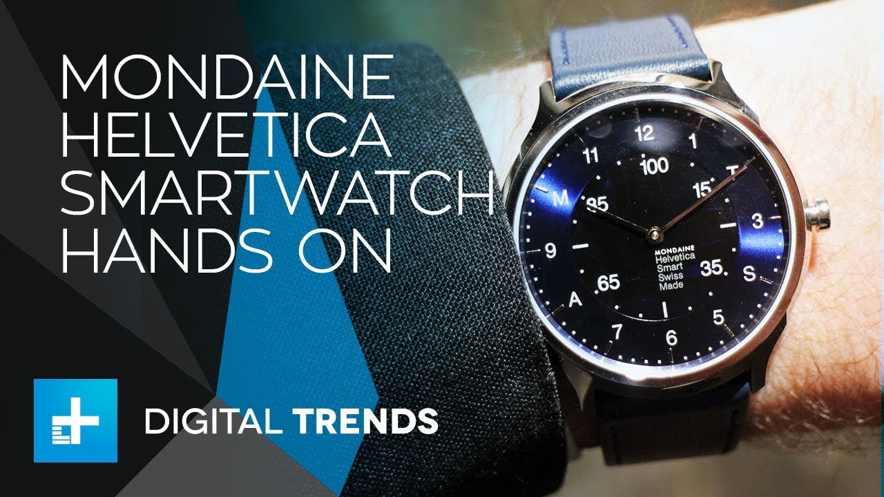 Mondaine Helvetica Smartwatch - Hands On First Look at Baselworld 2018