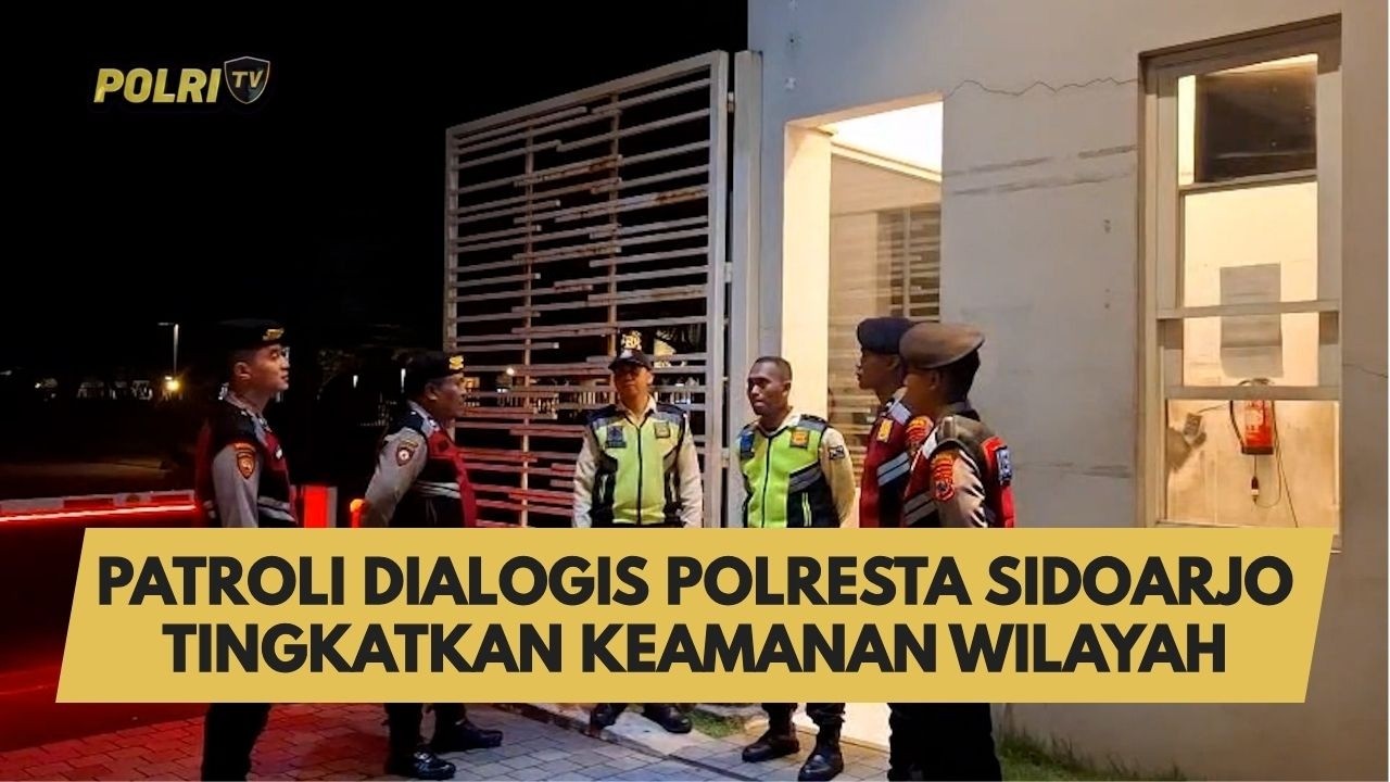 PATROLI DIALOGIS POLRESTA SIDOARJO TINGKATKAN KEAMANAN WILAYAH