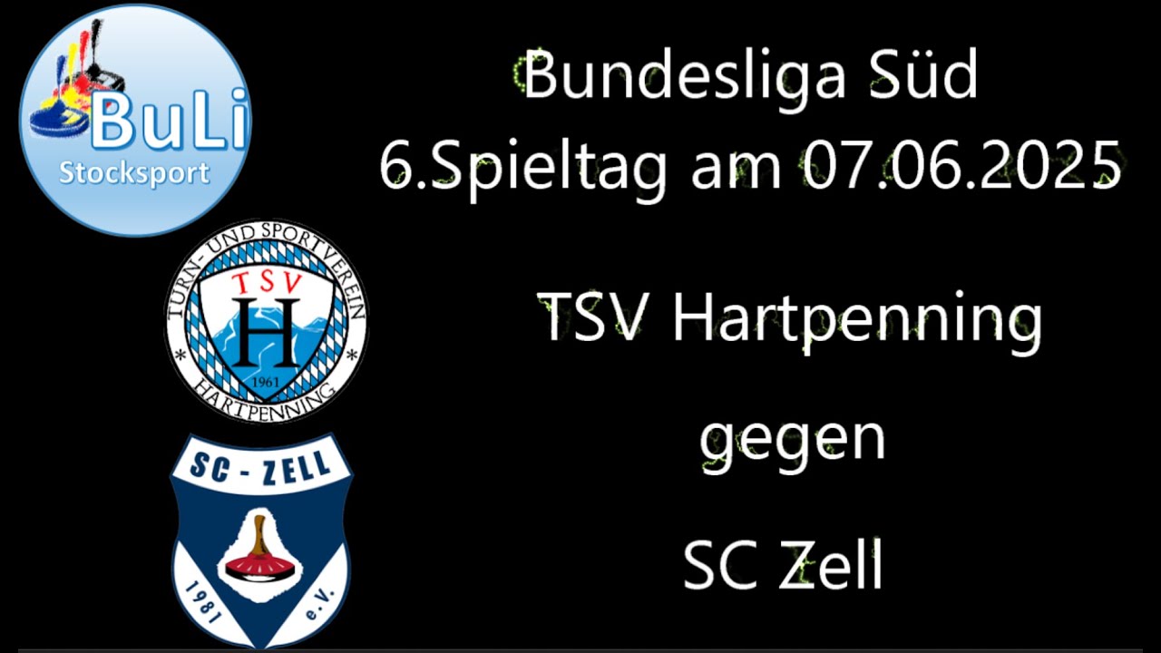 Stocksport Buli Süd 2025 6.Spieltag - TSV Hartpenning gegen SC Zell