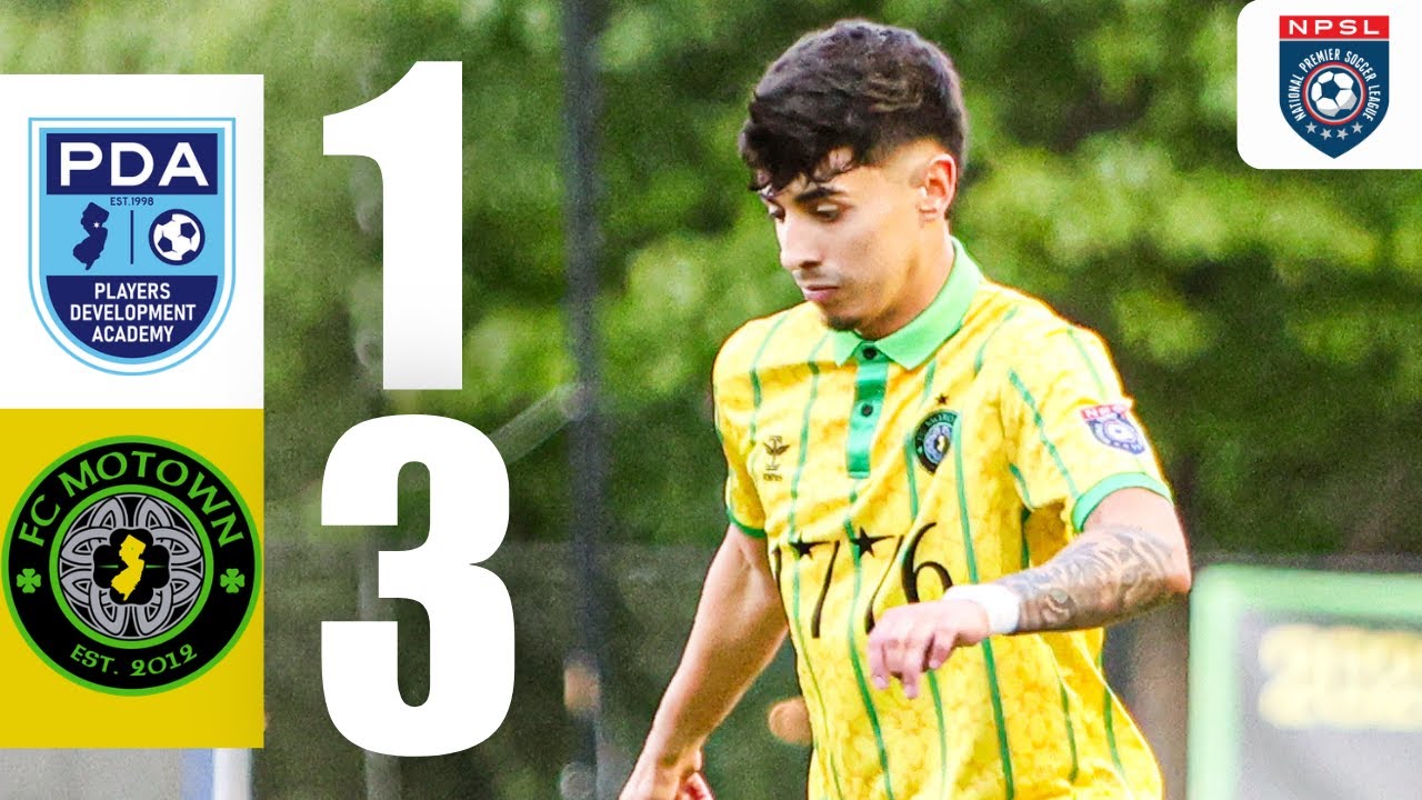 PDA vs FC Motown | 2025 NPSL Full Match Highlights | 1-3